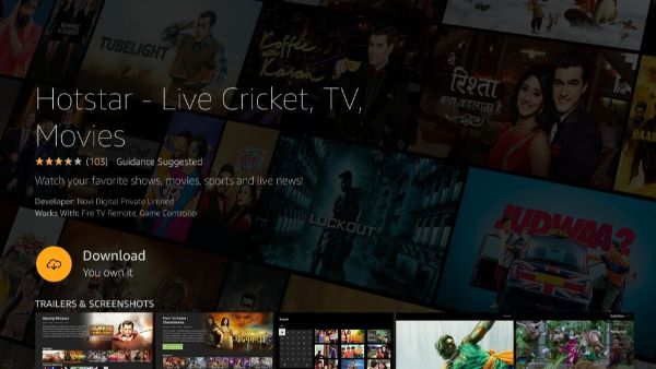 install hotstar on firestick