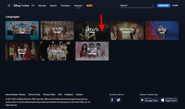 disney+ hotstar telugu