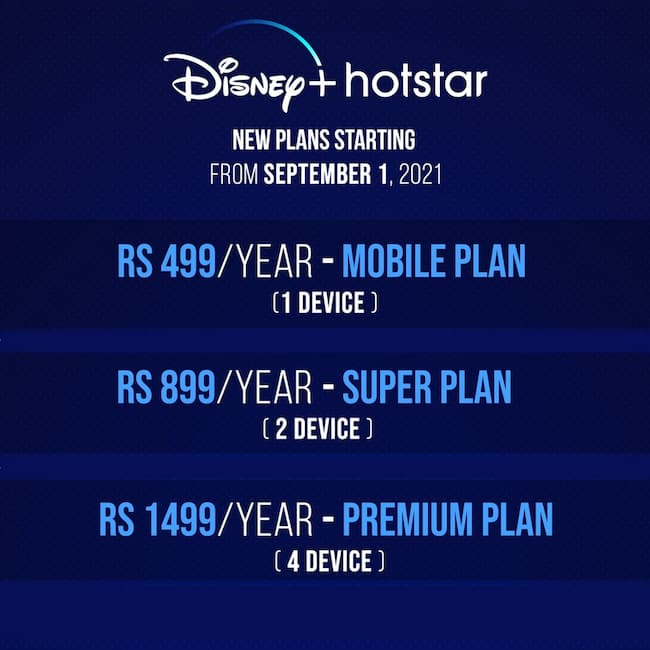  hotstar premium price