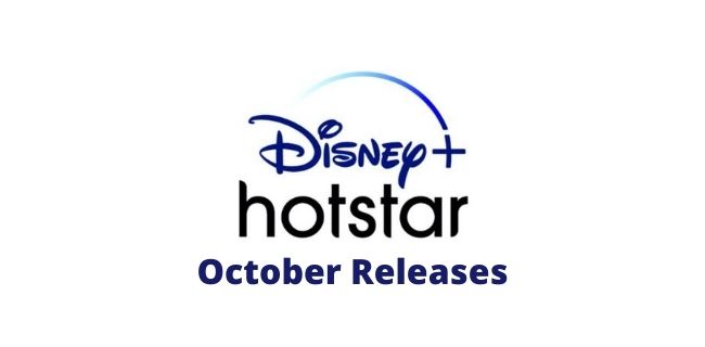 Hotstar October Releases