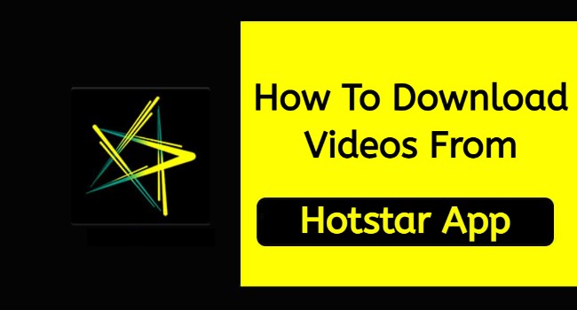how to download videos from hotstar app