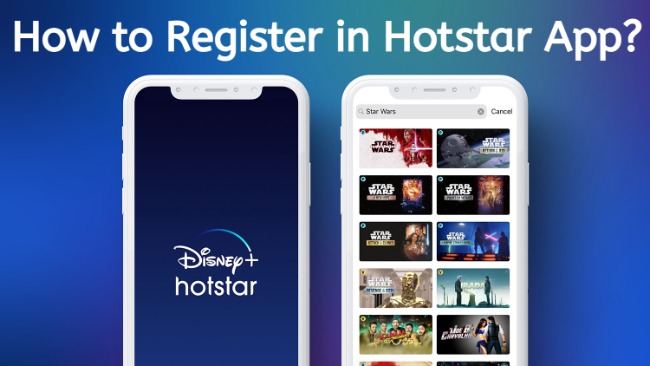 how to register in hotstar app